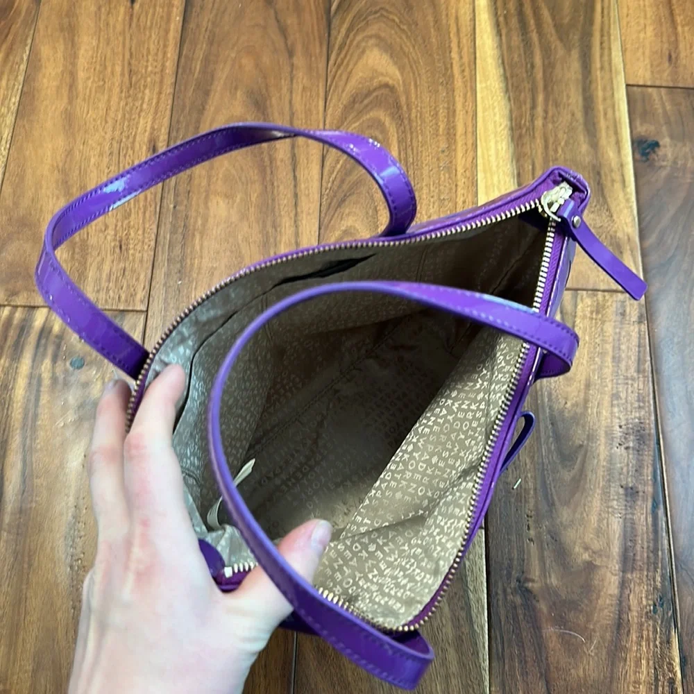 ❌SOLD❌Kate Spade Jeralyn Purple Polka Dot Bag - Picture 12 of 13